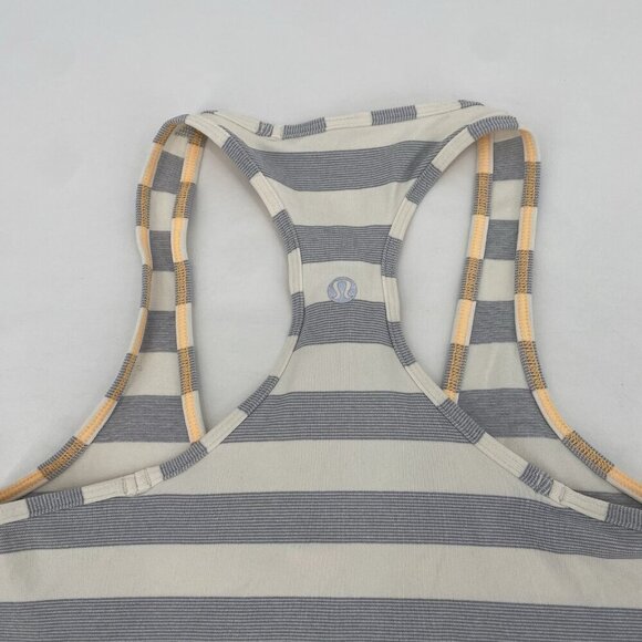 Lululemon Women’s Striped Racer Back Top Tank Size 2 - Picture 8 of 8
